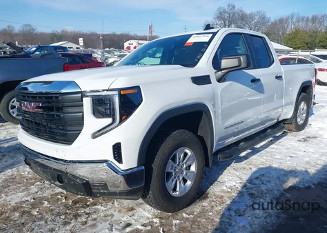 2025 GMC Sierra 1500 4Wd Standard Box Pro from USA, damaged, VIN 1GTRUAED0SZ148676